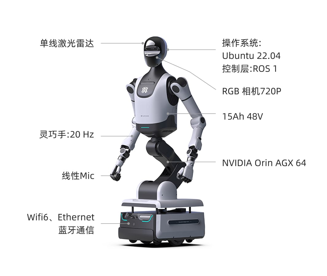 X-Humanoid Tian Yi 2.0 humanoid robot