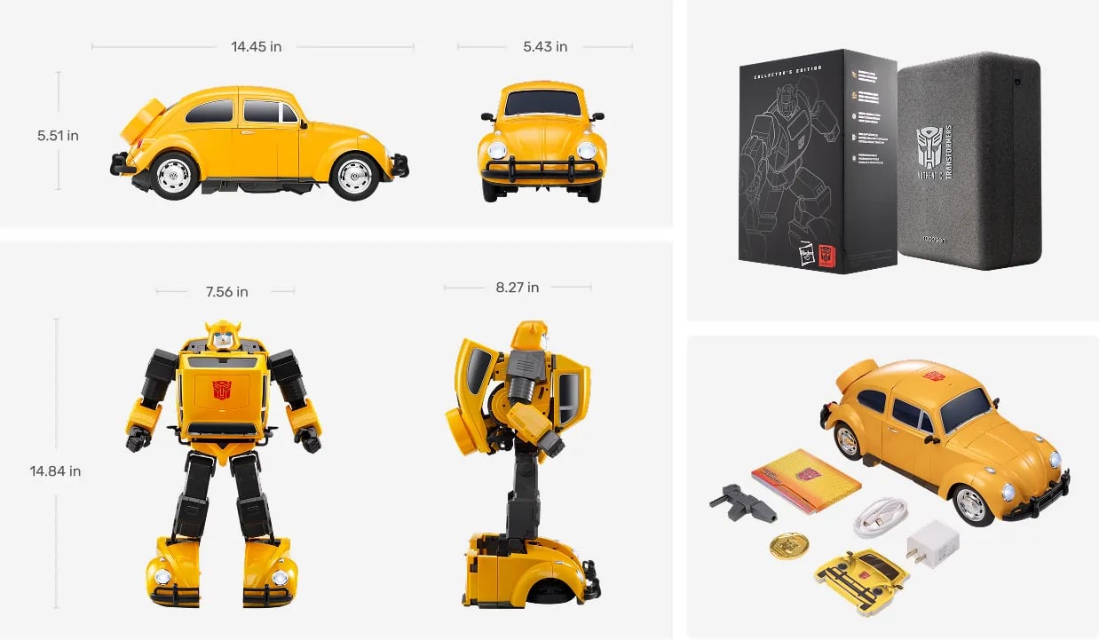 Robosen Robotics Flagship Bumblebee humanoid robot